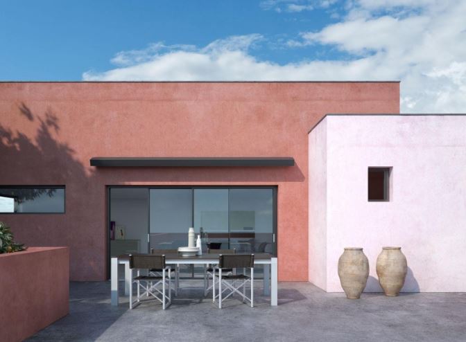 TENDE DA SOLE CON CASSONETTO E LUCI A LED T-CODE